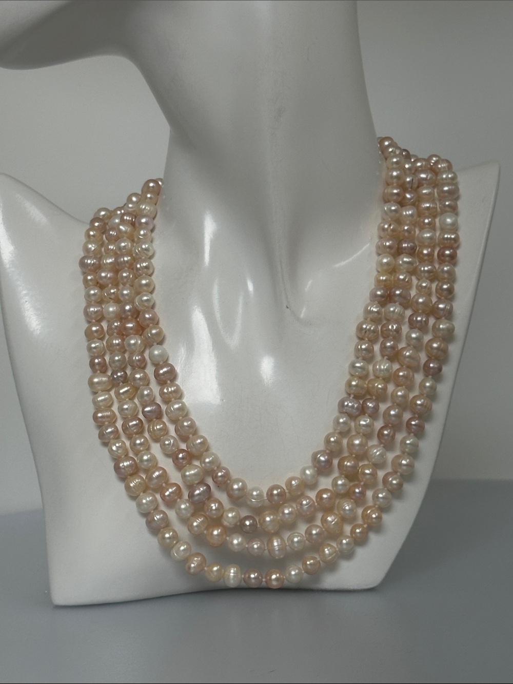 PEARLS Champagne RealPearl Necklace